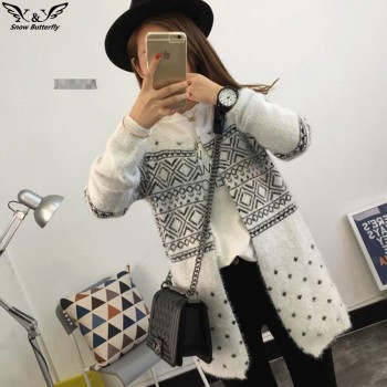 winter Female cardigan sweater